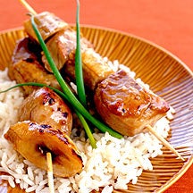 Photo of Ginger pork and banana kebabs by WW