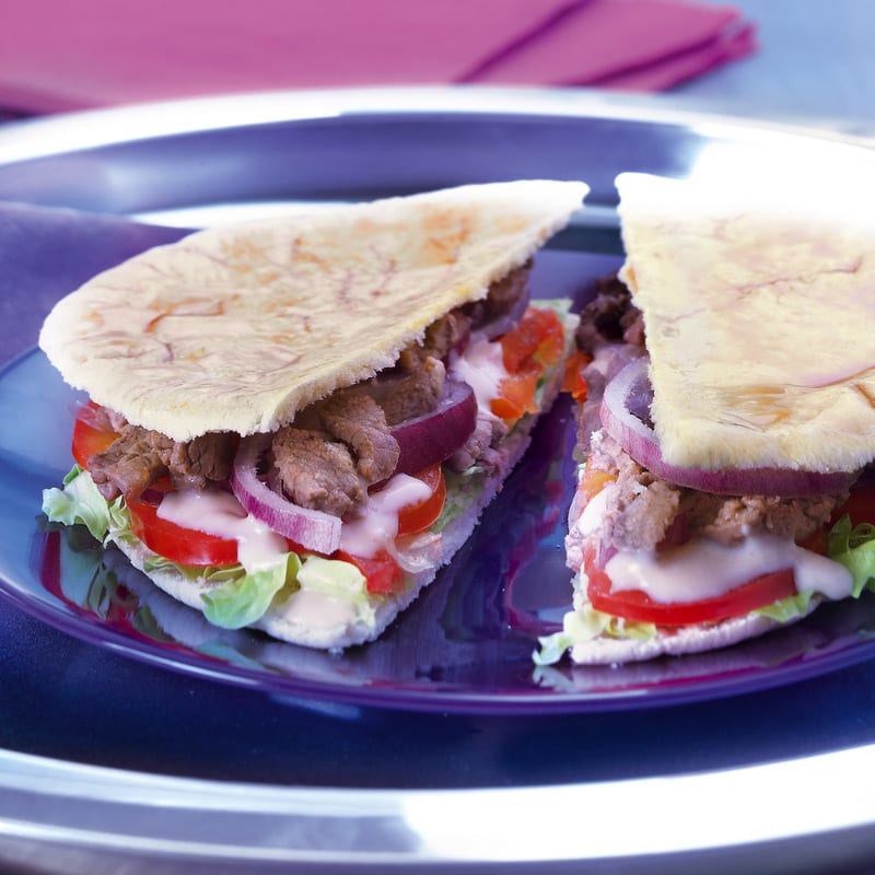 Photo de/du Sandwich kebab d'agneau par WW