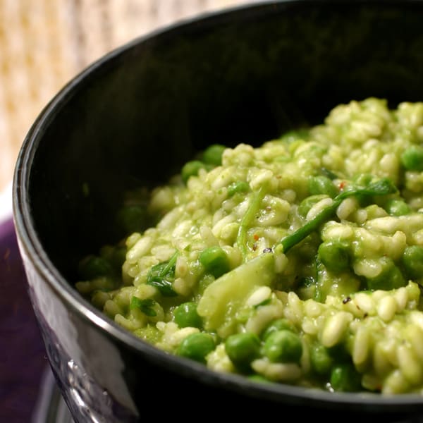 Photo of Pea, spring onion & rocket risotto by WW