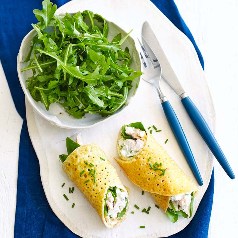 Photo of Chicken crepes with cottage cheese and chives by WW