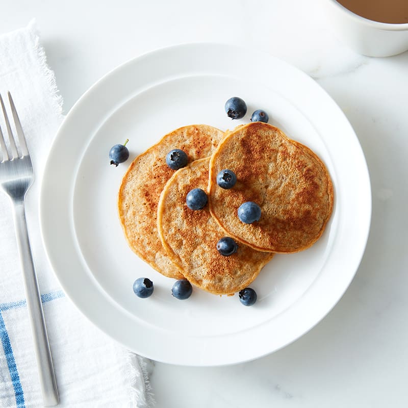 Photo of Peanut butter-banana pancakes by WW