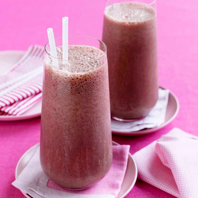 Photo of Strawberry, banana and chocolate smoothie by WW