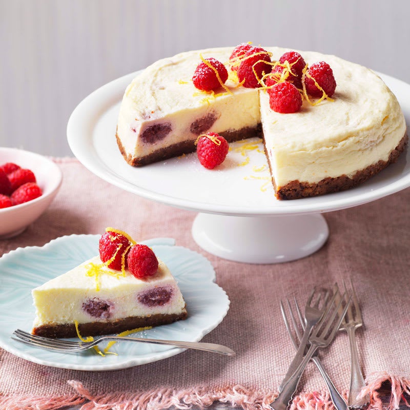Photo of Ricotta and raspberry cheesecake by WW