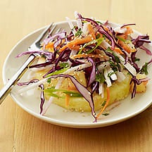 Photo of Asian Slaw Over Sliced Pineapple by WW