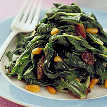 Photo of Spinach with Pine Nuts and Raisins by WW