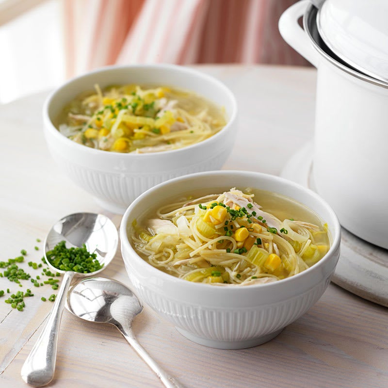 Photo of Chicken, noodle and sweet corn soup by WW