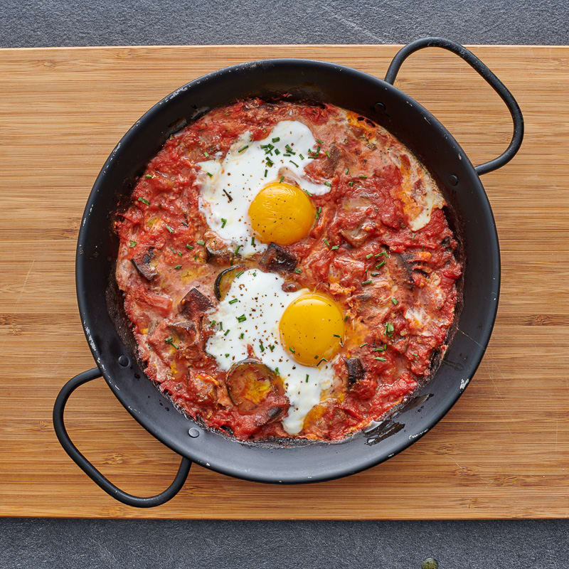 Photo of Skillet ratatouille with eggs by WW