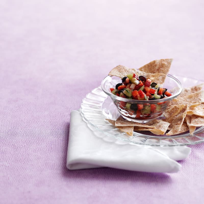 Photo of Cinnamon Chips with Fresh Fruit Salsa. by WW