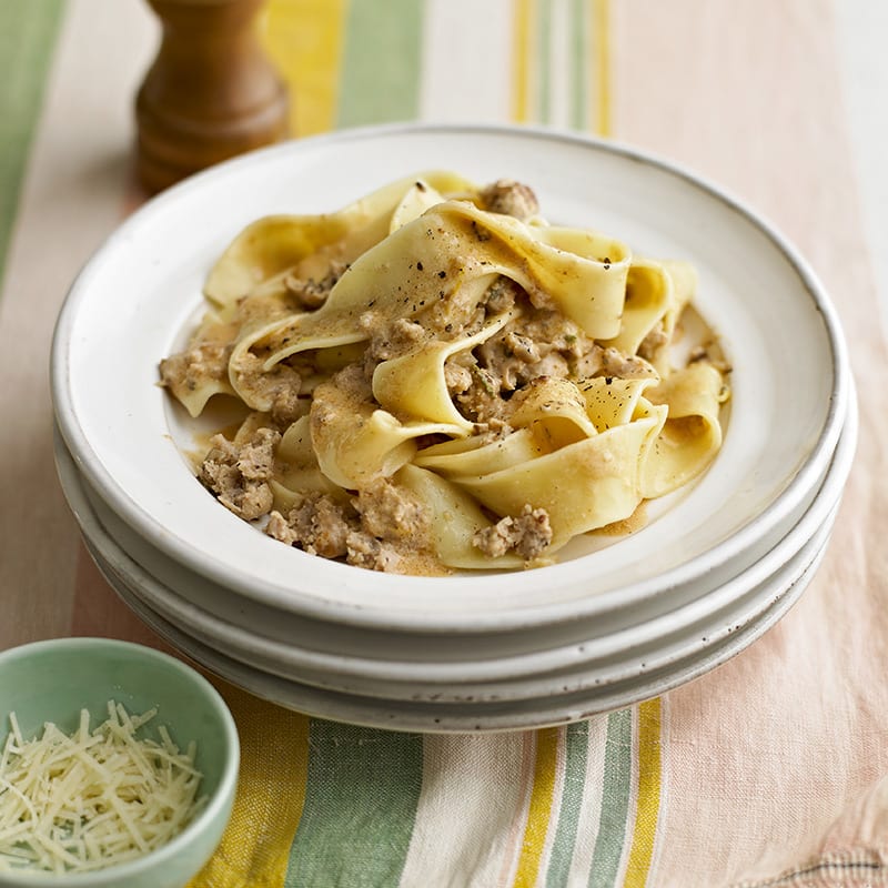 Photo of Sausage, lemon & sage pappardelle by WW