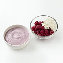 Photo of Yogurt and Raspberries with Whipped Cream by WW