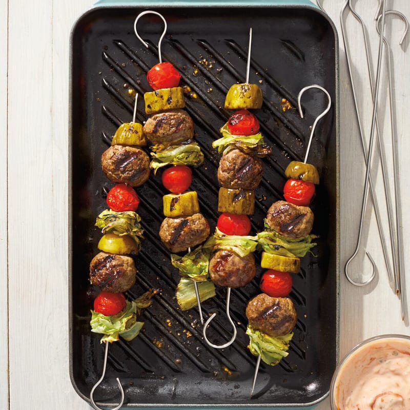 Photo of Burger Skewers with Special Sauce by WW