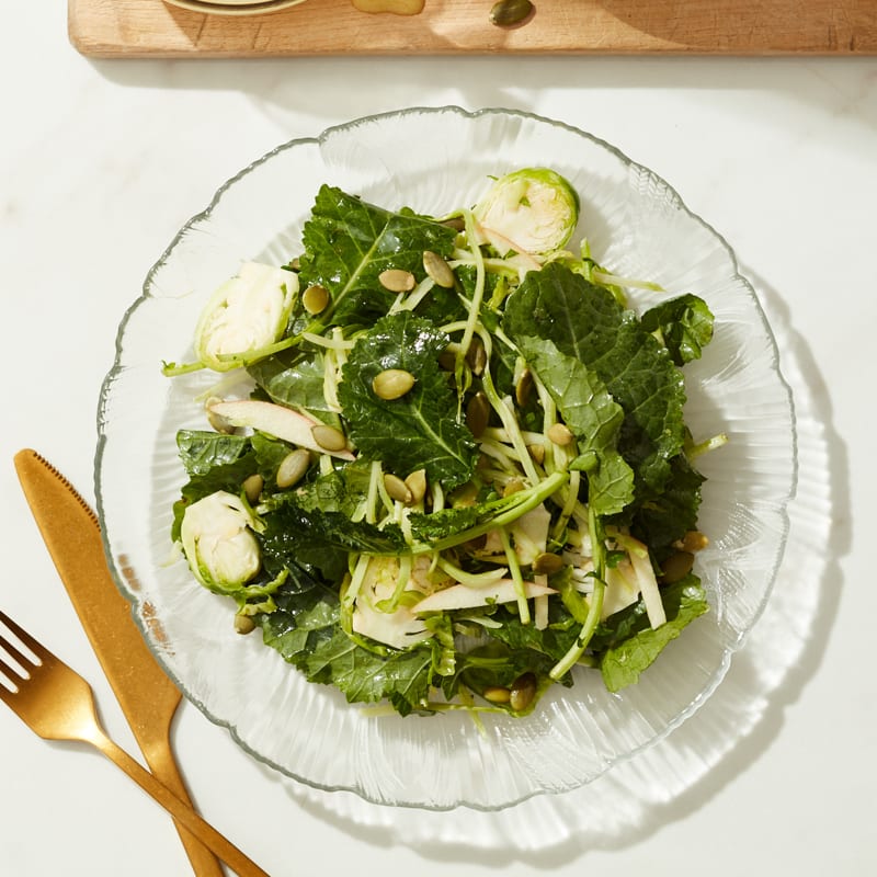 Photo of Cat Cora’s winter greens salad with apples and almonds by WW