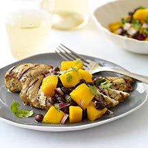Photo of Grilled Cuban chicken with black bean and mango salsa by WW
