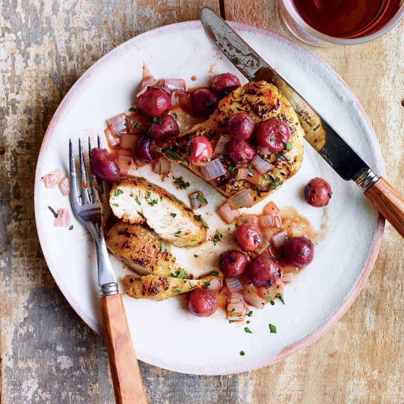 Photo of Chicken with roasted grape sauce by WW