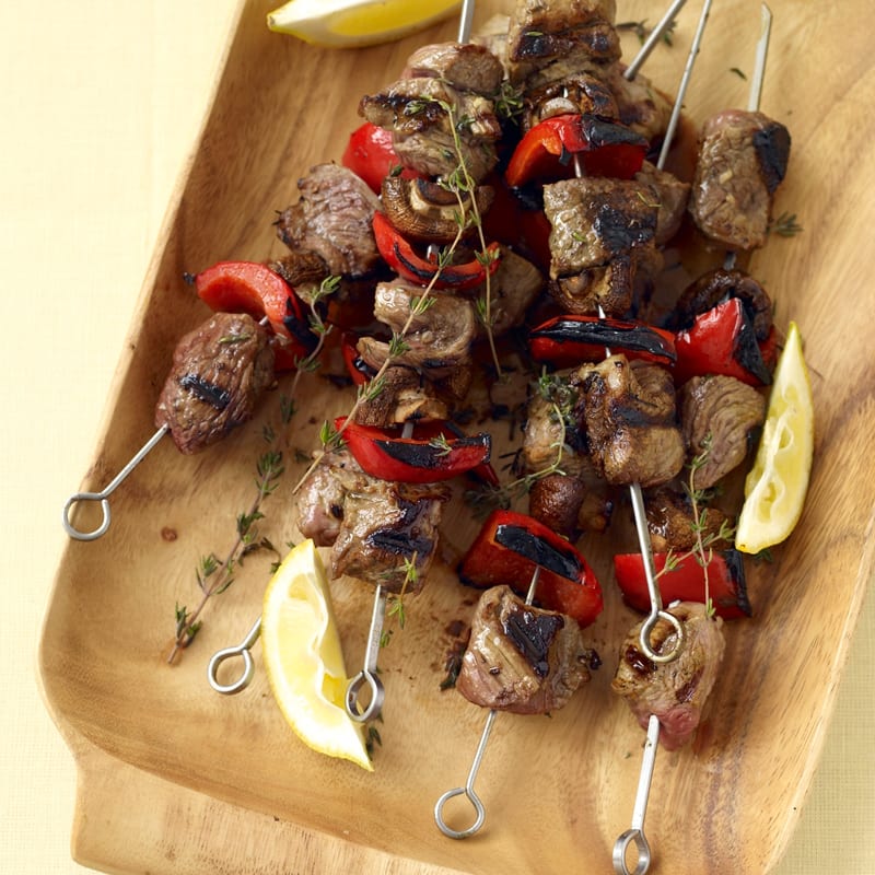 Photo of Lamb and Vegetable Kabobs by WW