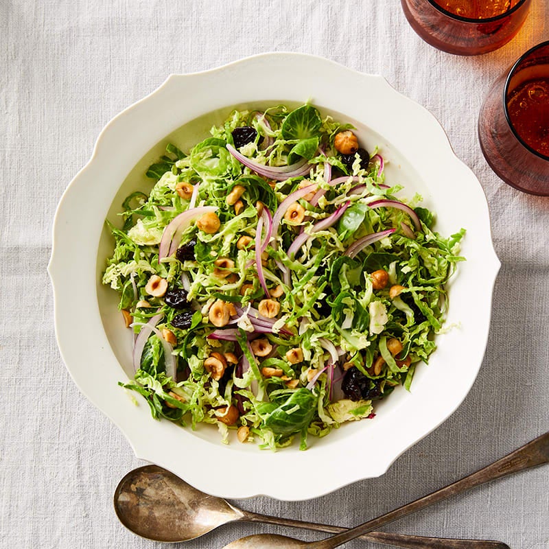 Photo of Brussels Sprouts Salad with Dried Cherries & Hazelnuts by WW