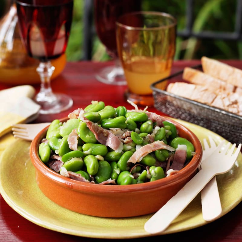 Photo of Broad beans with jamon by WW