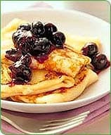 Photo of Blintzes with blueberry sauce by WW