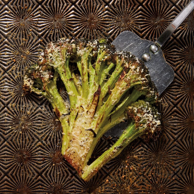 Photo of Parmesan-roasted broccoli steaks by WW