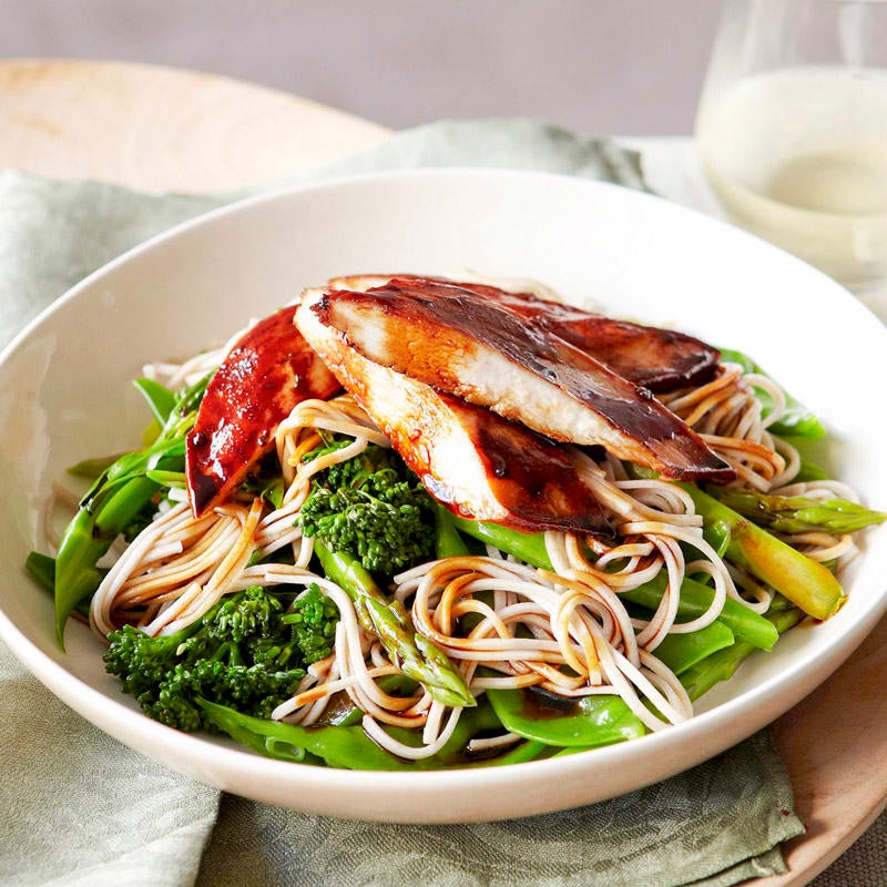 Photo of Chicken teriyaki with soba noodles by WW