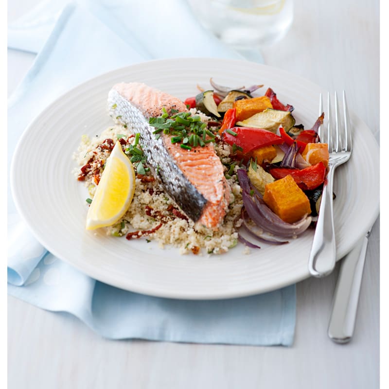 Photo of Herb and salmon couscous parcels by WW