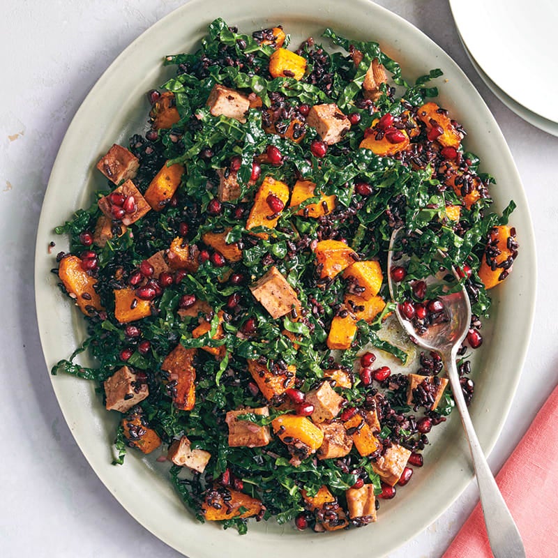 Photo of Black rice salad with tofu and squash by WW