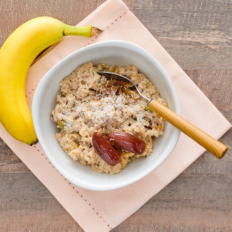 Photo of Oat and farro porridge with dates and coconut by WW
