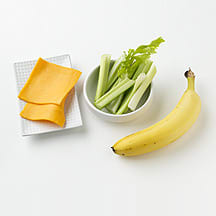 Photo of Celery, Cheese and a Banana by WW