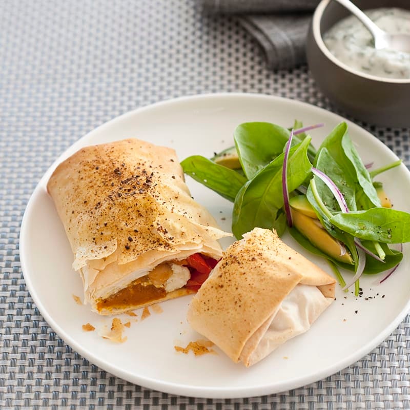 Photo of Vegetable and chickpea filo parcels by WW