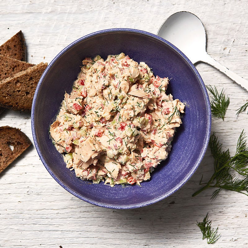 Photo of Greek tuna salad with roasted peppers & dill by WW