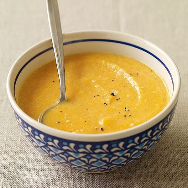 Photo of Sweet potato, honey, lime and ginger soup by WW