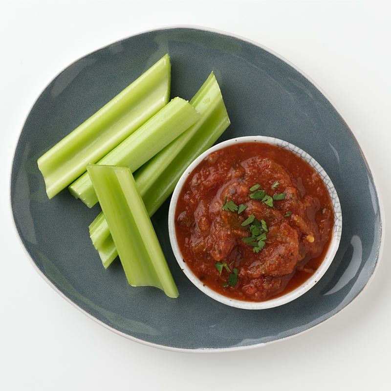 Photo of Celery with Mexican Bloody Mary Dip  by WW