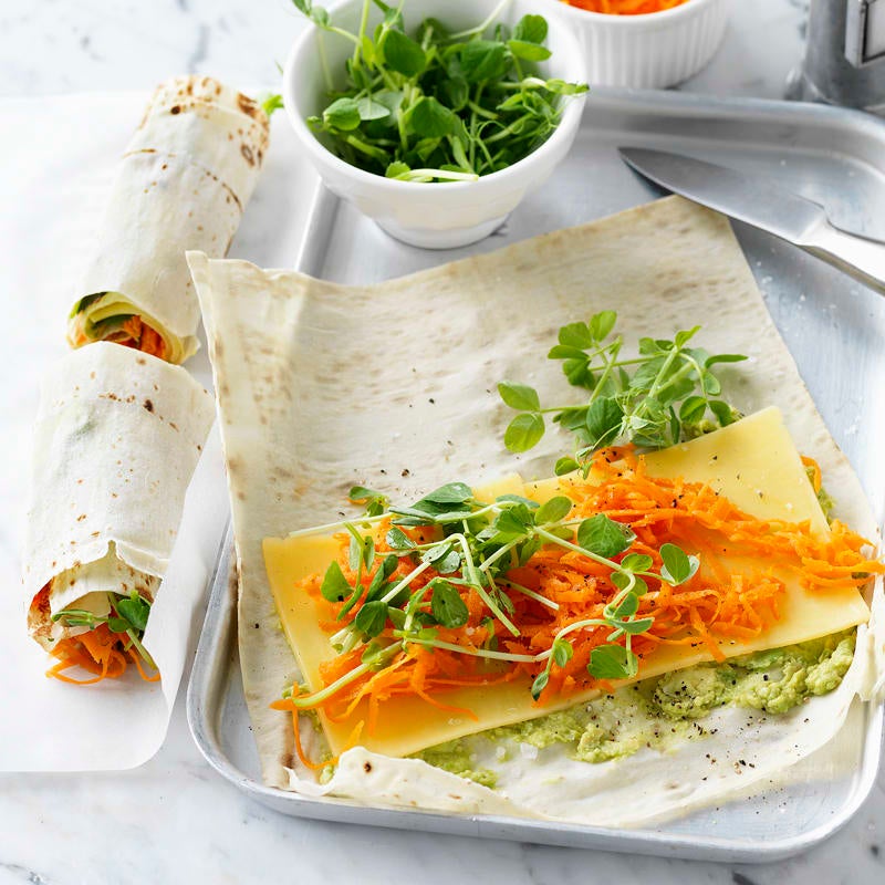 Photo of Cheese and avocado mountain wrap by WW