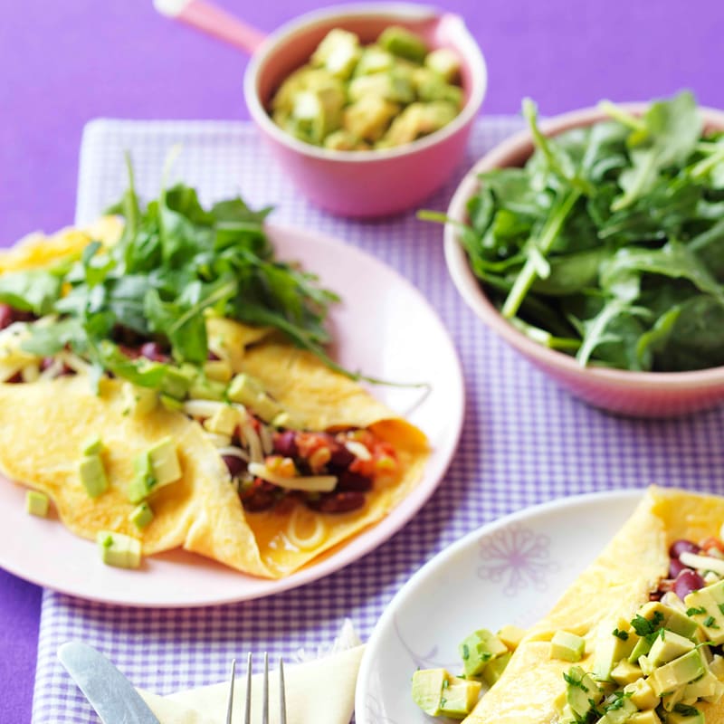 Photo of Mexican omelette with beans and avocado salsa by WW