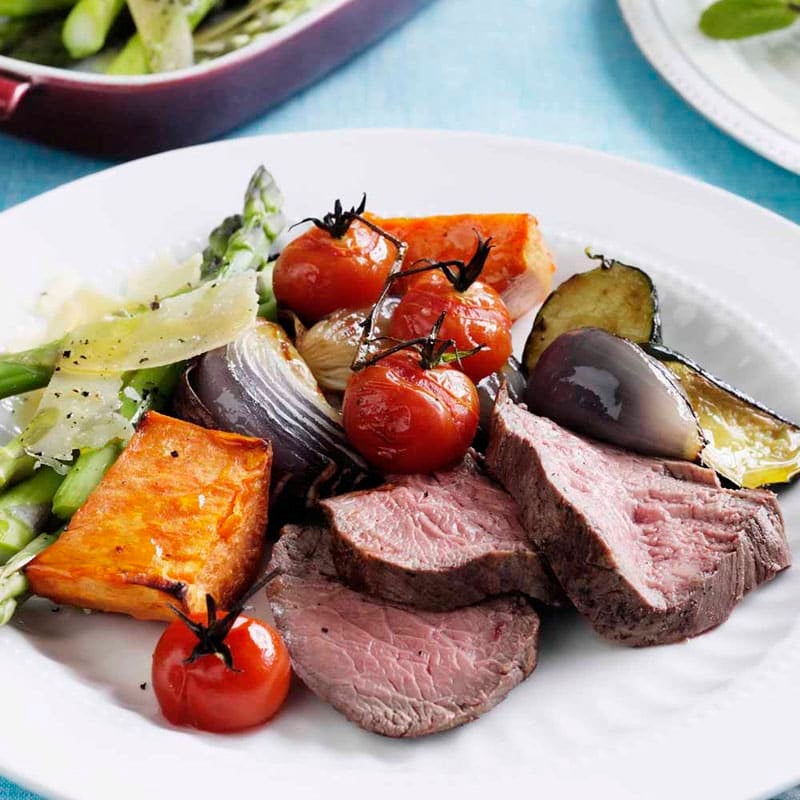 Photo of Beef fillet with roasted vegetables by WW