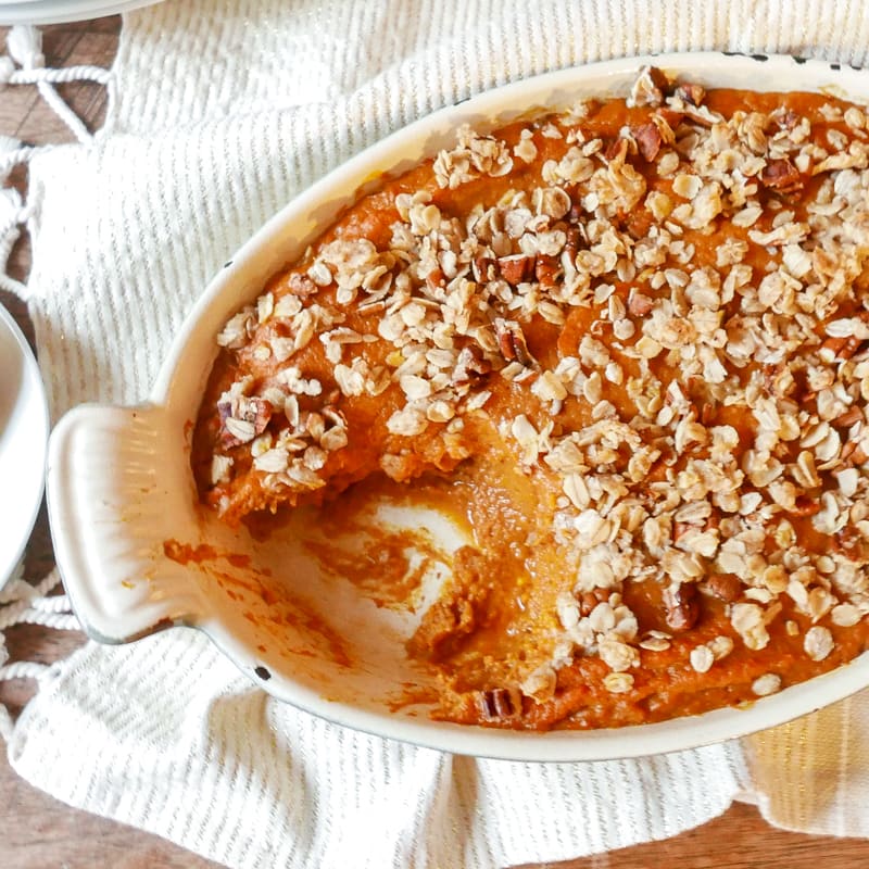 Photo of Easiest Ever Sweet Potato Casserole by WW