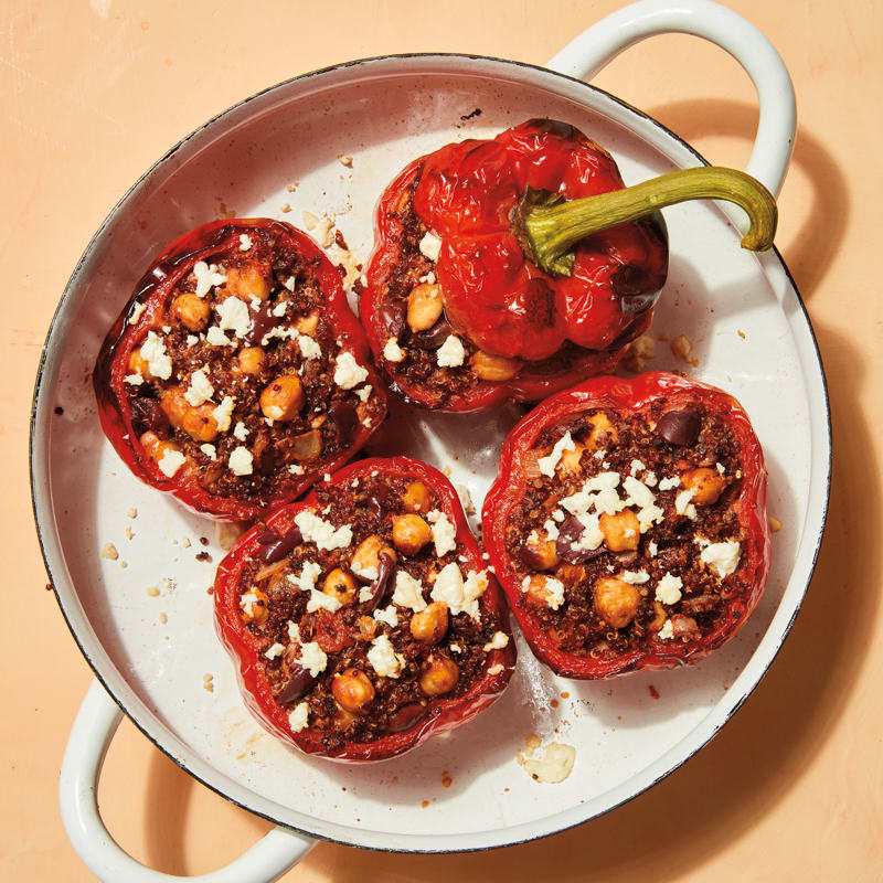 Photo of Stuffed peppers with quinoa & chickpeas by WW