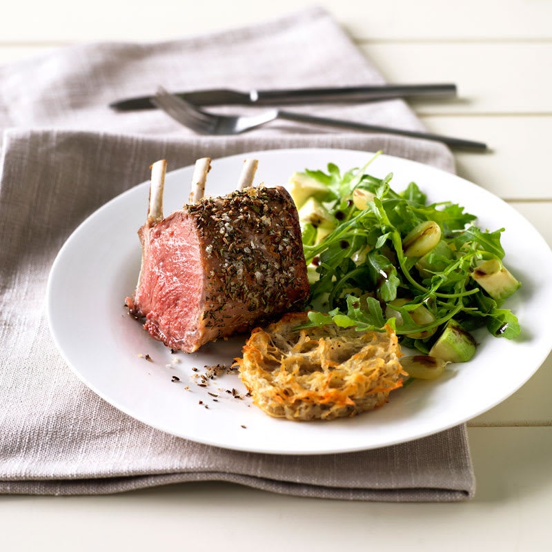 Photo of Rosemary rack of lamb and baby rosti by WW