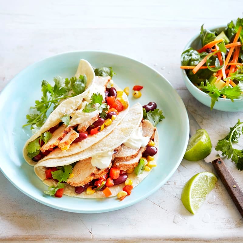 Photo of Pork tacos with grilled corn salsa by WW