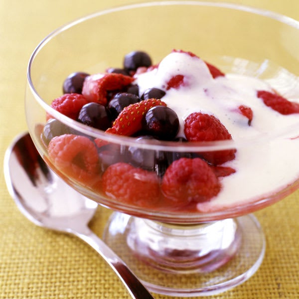 Photo of Broiled Mixed Berries with Custard Sauce by WW