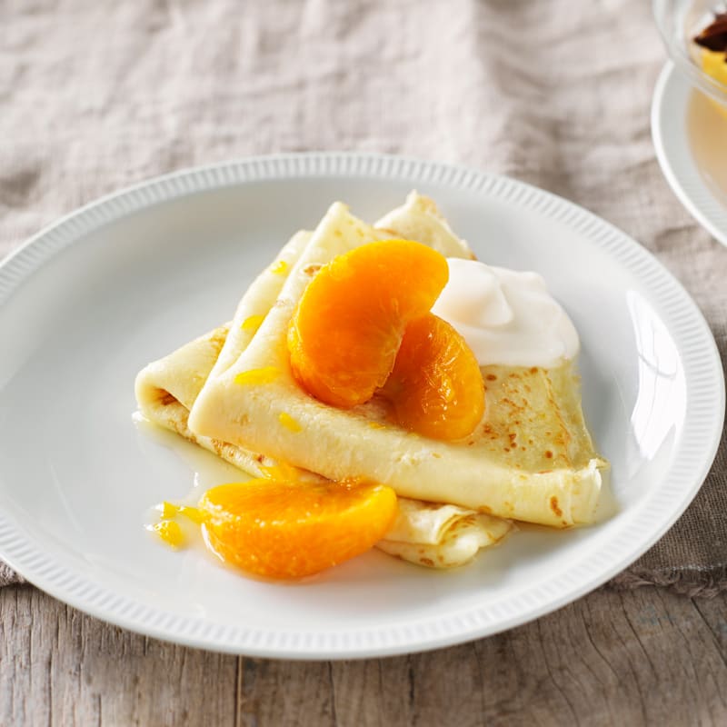 Photo of Crepes with cardamom mandarins by WW