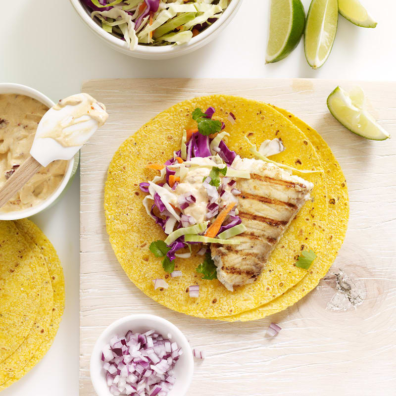Photo of Tilapia Tacos with Chipotle Aioli by WW