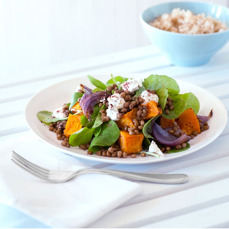 Photo of Lentil and pumpkin salad with labne by WW