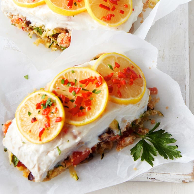 Photo of Baked fish and couscous parcels with olives, lemon and chilli by WW