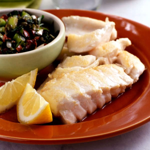 Photo of Sea Bass with Olive-Caper Sauce by WW
