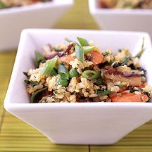 Photo of Ginger-Scallion Stir-Fried Brown Rice by WW