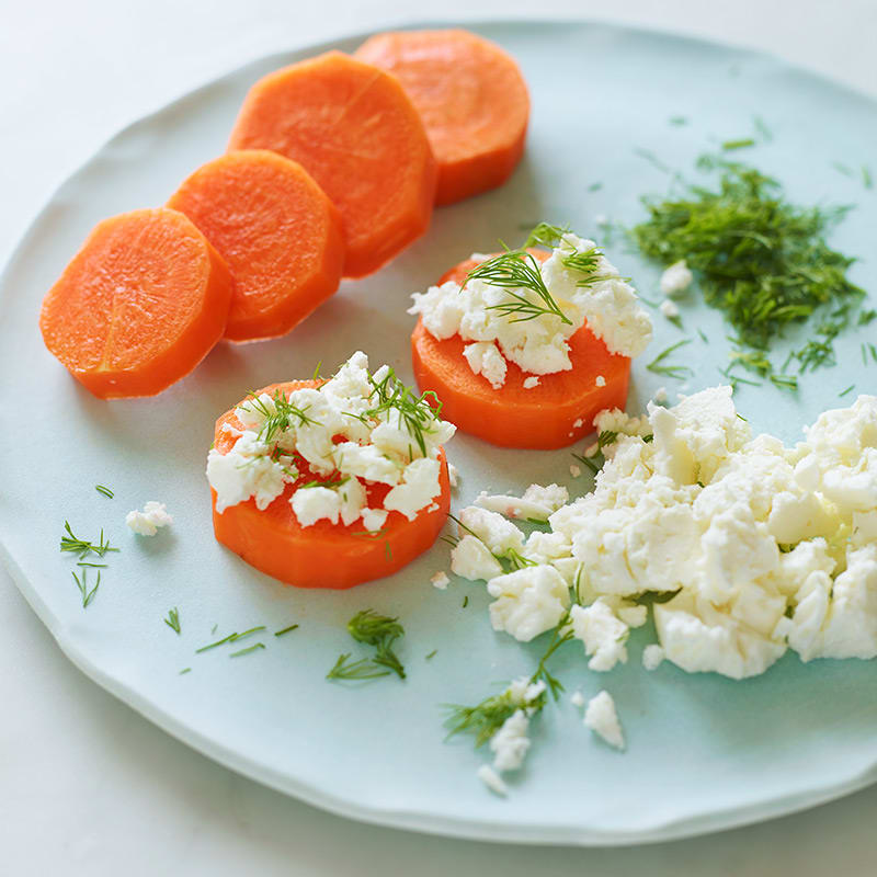 Photo of Carrot “Crackers” with Feta and Dill by WW