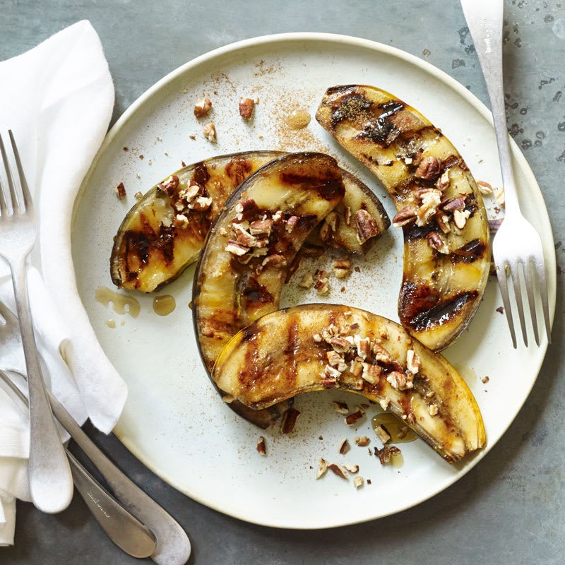 Photo of Maple-Pecan Grilled Bananas by WW