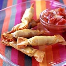 Photo of Mexican beef and cheese wontons with salsa by WW