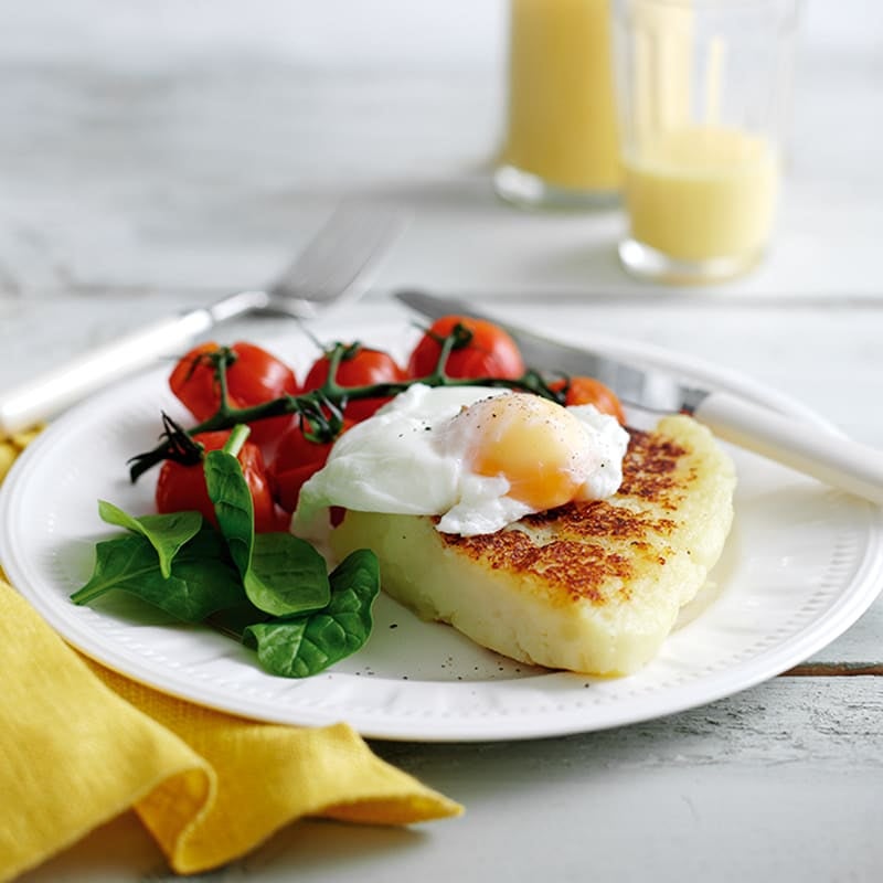 Photo of Potato farls with poached eggs by WW